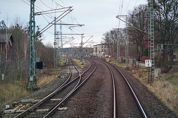DB272507 Einfahrt Hagenow Land vor der Sanierung