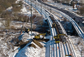DB294296 Bauarbeiten in Wittenberge