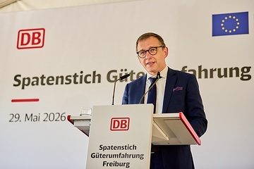 DB300502 Spatenstich Güterumfahrung Freiburg