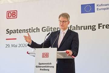 DB300509 Spatenstich Güterumfahrung Freiburg