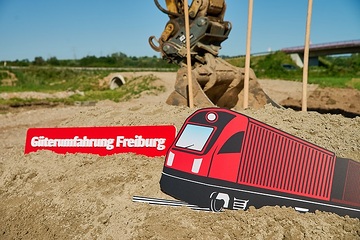 DB300699 Spatenstich Güterumfahrung Freiburg