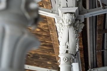 DB302191 Ludwigslust - Detail am Bahnsteigdach