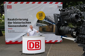 DB302802 Reaktivierung der Siemensbahn tritt in eine neue Phase
