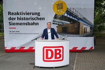 DB302805 Reaktivierung der Siemensbahn tritt in eine neue Phase