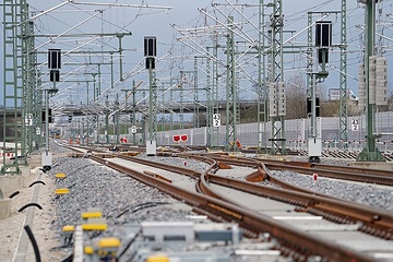 Gleissperrung wegen Bauarbeiten - VDE 8 bei Strullendorf