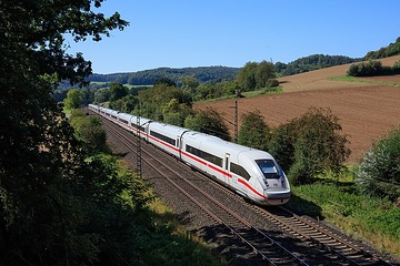 ICE 4 Baureihe 412 zwischen Eschwege und Sontra