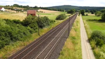 Bewegtbild - Unterwegs im Haunetal - DB Fernverkehr mit ICE 4 - nächster Halt: Fulda