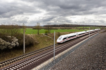 Starke Schiene in der Region: Bahnstrecke Weddeler Schleife jetzt zweigleisig befahrbar - DB Fernverkehr mit ICE 4 Baureihe 412 siebenteilig
