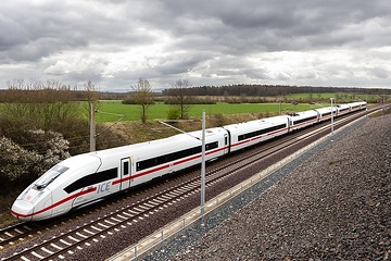 Starke Schiene in der Region: Bahnstrecke Weddeler Schleife jetzt zweigleisig befahrbar - DB Fernverkehr mit ICE 4 Baureihe 412 siebenteilig