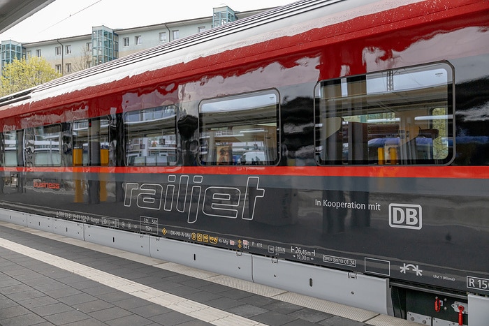 Mehr Komfort für Reisende nach Österreich und Italien: Der Railjet der neuen Generation