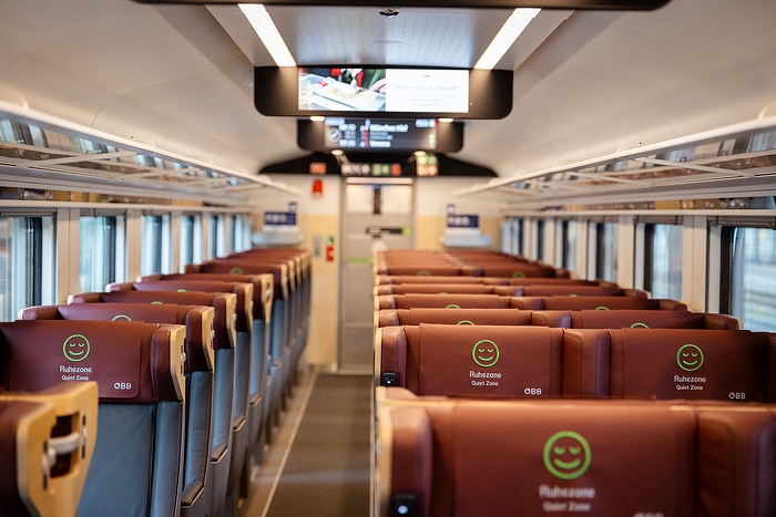 DB253748 Mehr Komfort für Reisende nach Österreich und Italien: Der Railjet der neuen Generation
