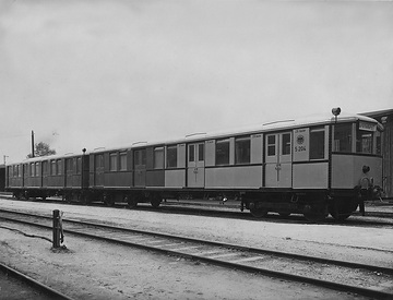 100 Jahre S-Bahn Berlin - S-Bahn-Elektrifizierung in Berlin: neuer Viertelzug (Bauart Stadtbahn); ca. 1927