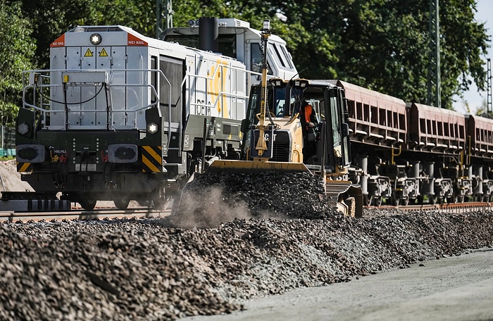 Bauarbeiten am Stellwerk und im Bahnhof Büchen