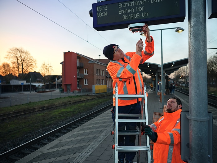 DB292710 Installation einer Sicherheitskamera