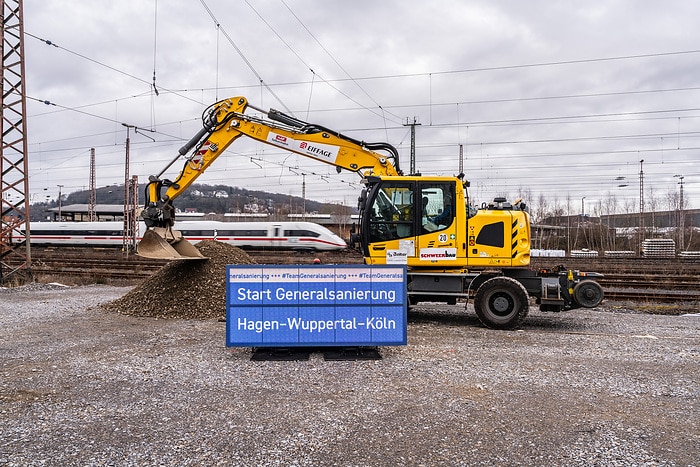 DB293710 Start der Generalsanierung Hagen–Wuppertal–Köln