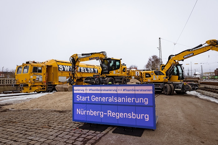 DB293718 Start Generalsanierung Nürnberg-Regensburg