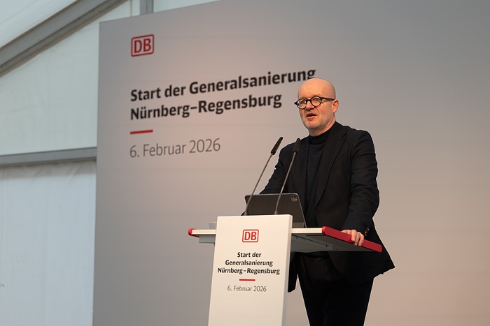 DB293722 Start Generalsanierung Nürnberg-Regensburg
