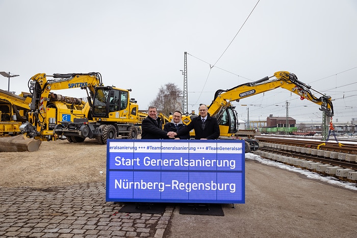 DB293733 Start Generalsanierung Nürnberg-Regensburg