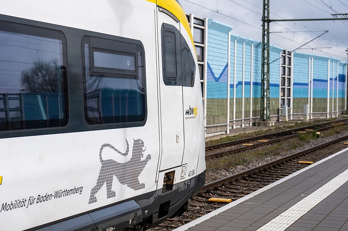 DB297566 Rheintalbahn: Viergleisig zwischen Müllheim und Auggen