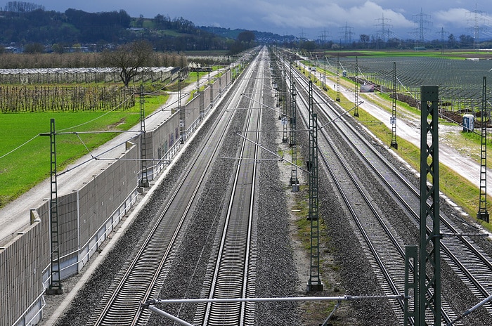 DB297569 Rheintalbahn: Viergleisig zwischen Müllheim und Auggen