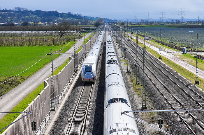 DB297571 Rheintalbahn: Viergleisig zwischen Müllheim und Auggen