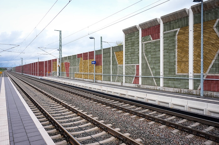 DB297573 Rheintalbahn: Viergleisig zwischen Müllheim und Auggen