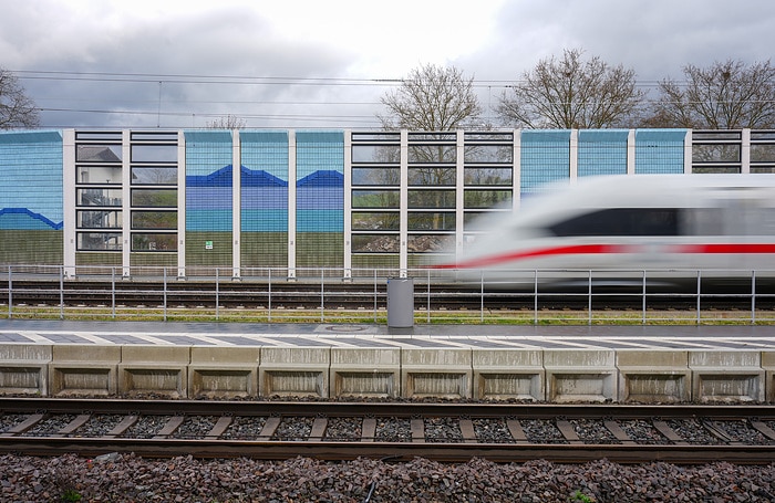 DB297577 Rheintalbahn: Viergleisig zwischen Müllheim und Auggen