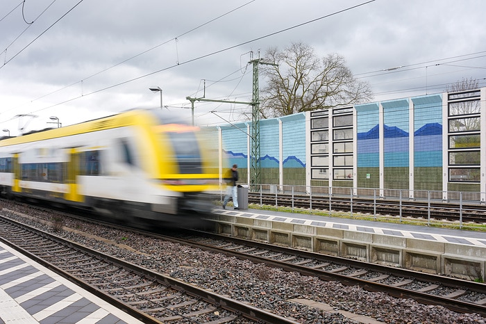 DB297579 Rheintalbahn: Viergleisig zwischen Müllheim und Auggen