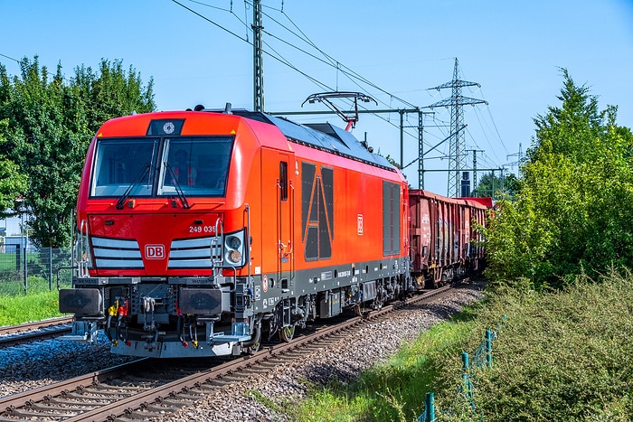 DB297750 Zustellfahrt im Einzelwagenverkehr in Memmingen