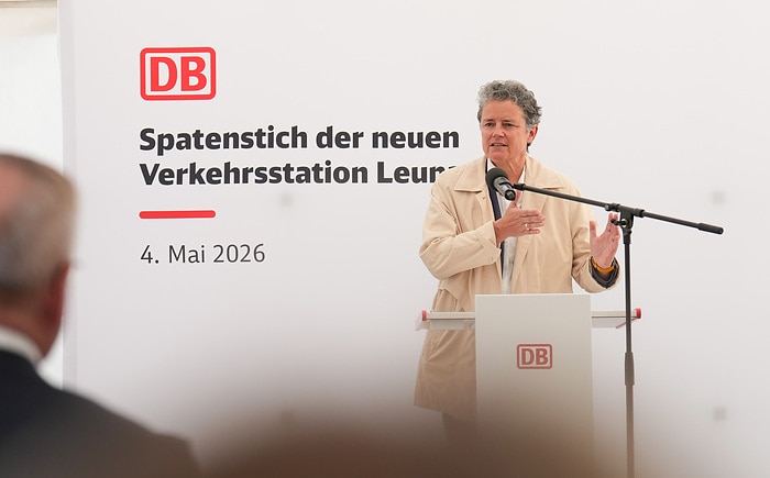 DB299386 Start für Bau eines neue barrierefreien Bahnhofs in Leuna