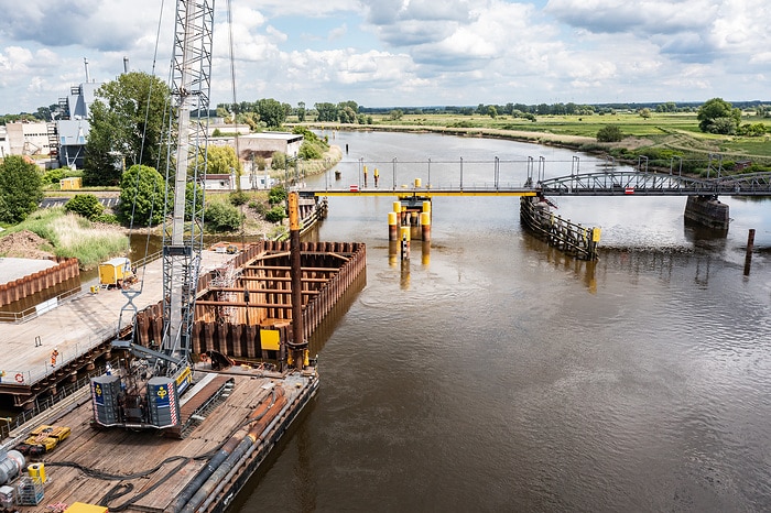 Baustart für neue Huntebrücke Elsfleth