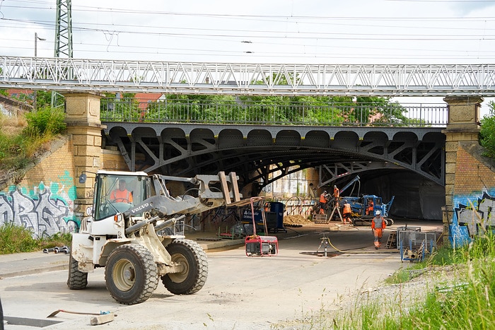 DB301722 Neue Brücken in Leipzig-Wahren
